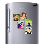 Personalized Photo Fridge Magnet (3x3 inch) -Set of 5