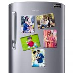 Personalized Photo Fridge Magnet (3x4 inch) -Set of 5
