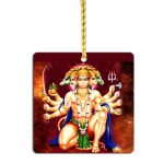 Hanuman Ji Car Hanging (3 X 3 inch, Set of 2)