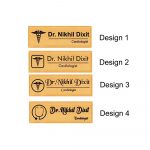 Customized Wooden Door Name Plate