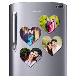 Photo Fridge Magnet Heart