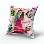 Anniversary Spotify Music Cushion with Photo (16 x 16 inch)