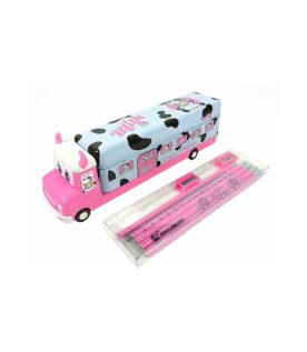 Metal Truck Pencil Box with Pencils and Sharpener